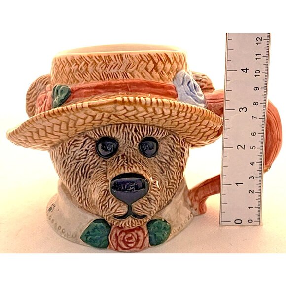 MUG-THE BOYDS COLLECTION-MS. BRUIN-"Afternoon Tea"-Plant Holder-Numbered Edition - Picture 12 of 13